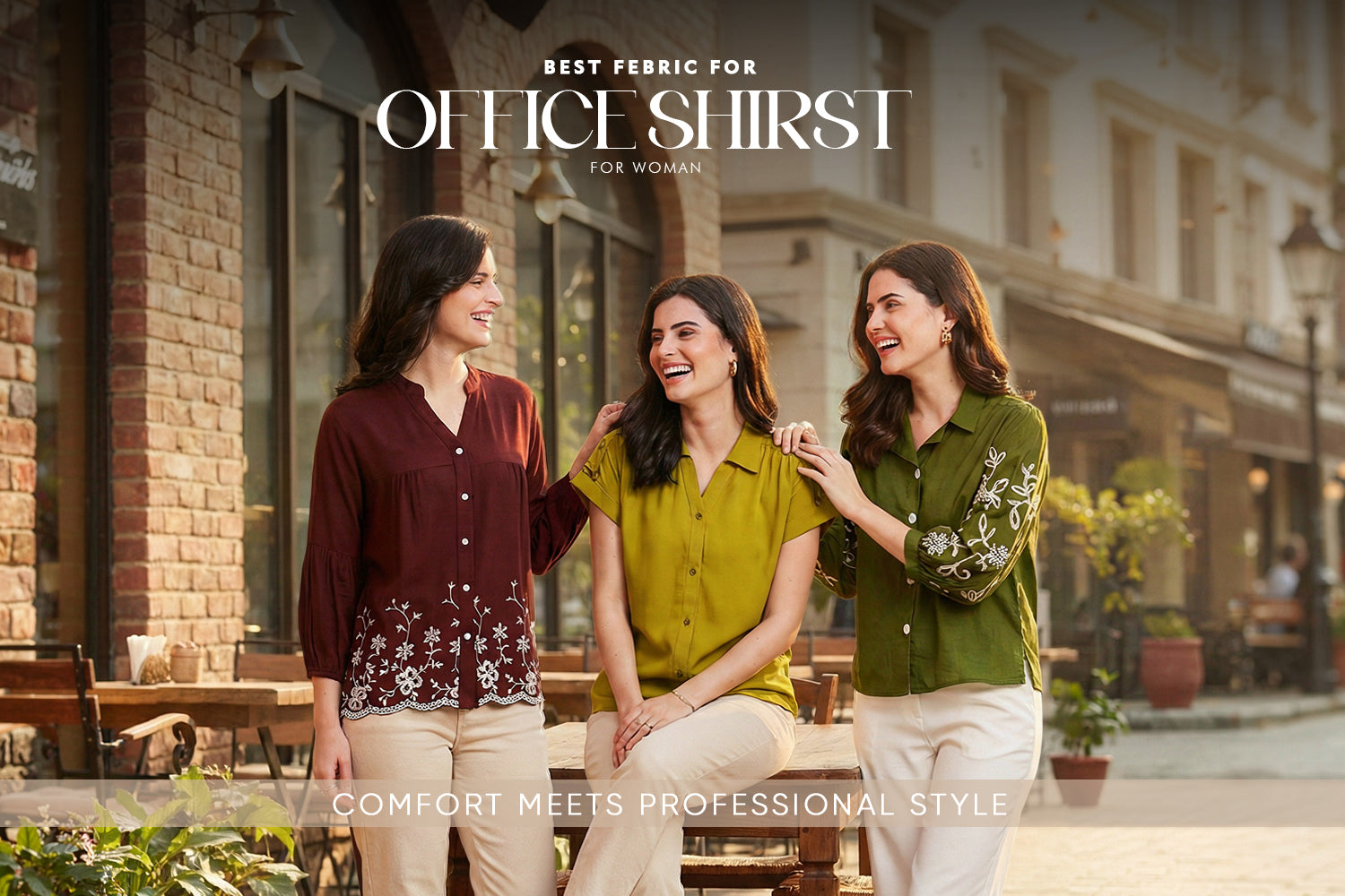 Best Fabrics for Office Shirts for Women: Comfort Meets Professional Style