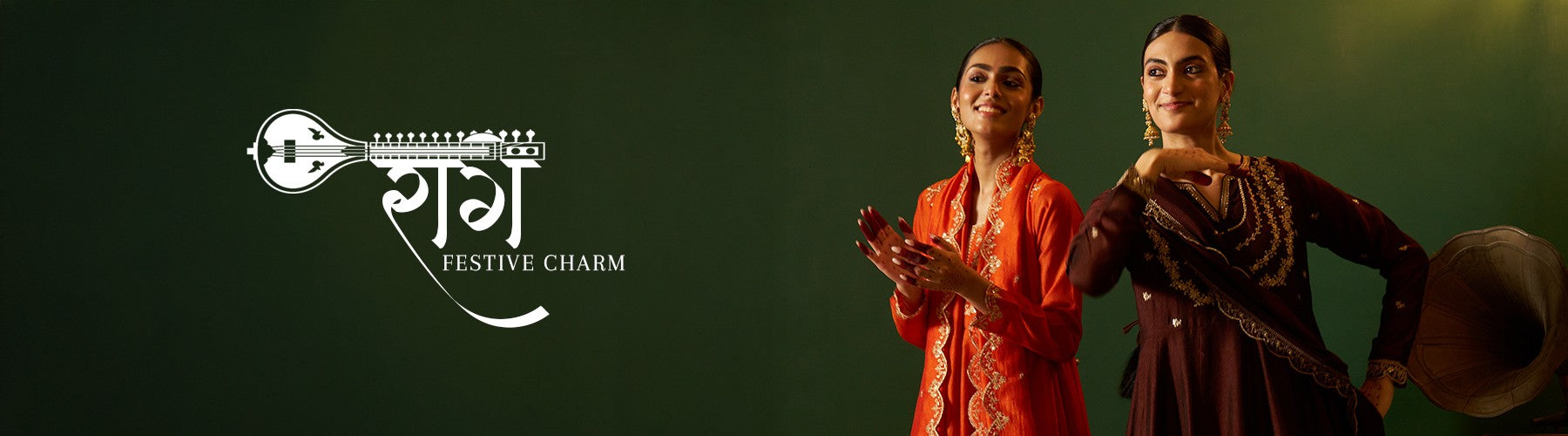 Rag Colloction Peplum Top with sharara set for women