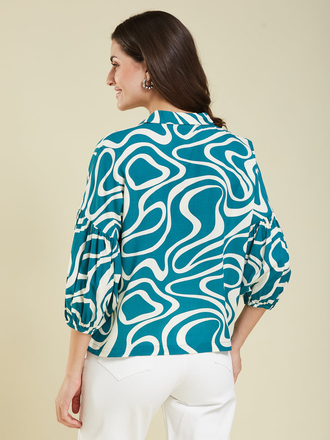 Women's Rama Rayon Printed Regular Shirt