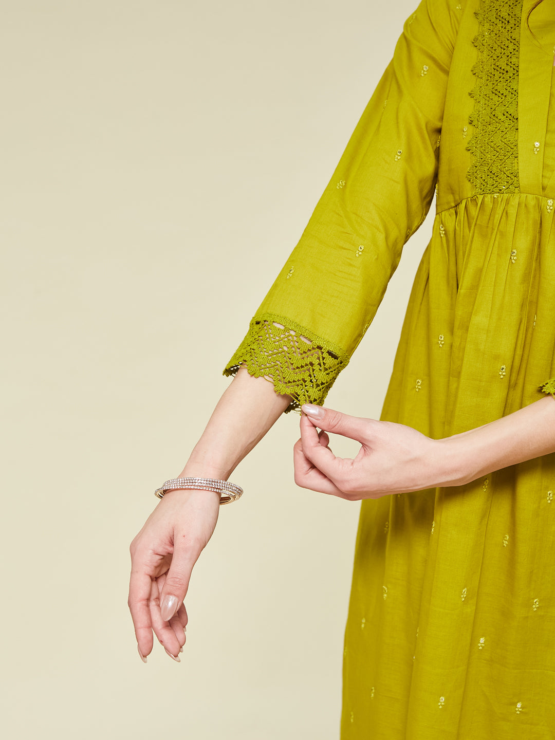 Pista Cotton Embroidered Co-ord set