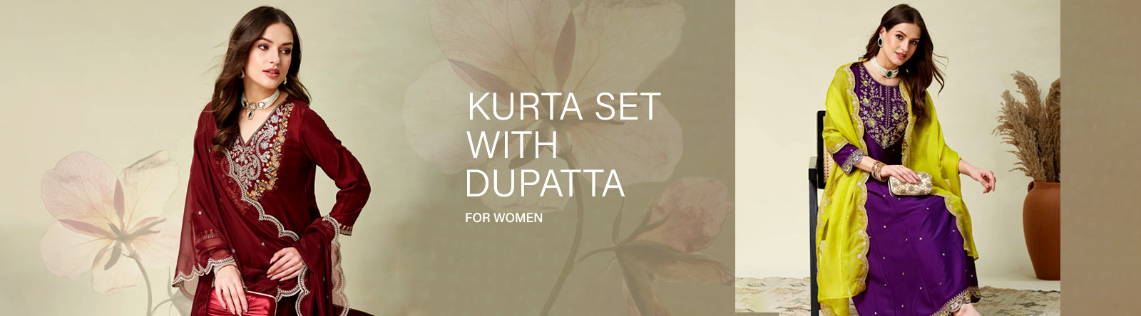 Kurta Dupatta Set for Women