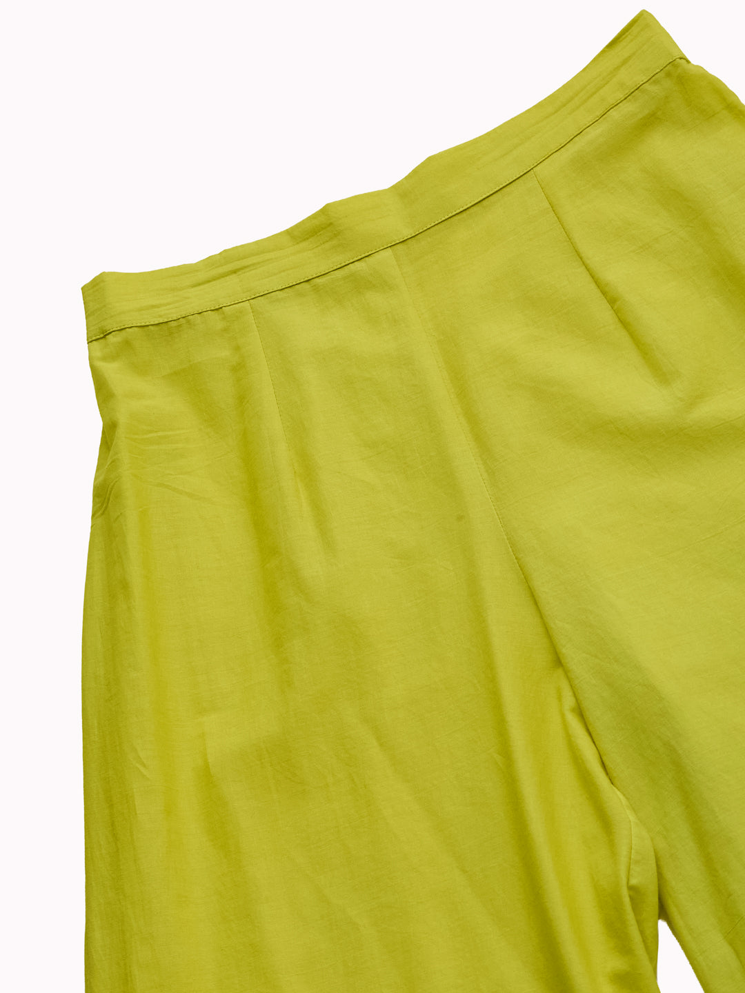 Trendy Neon Cotton Anarkali Suit Set With Dupatta for Women