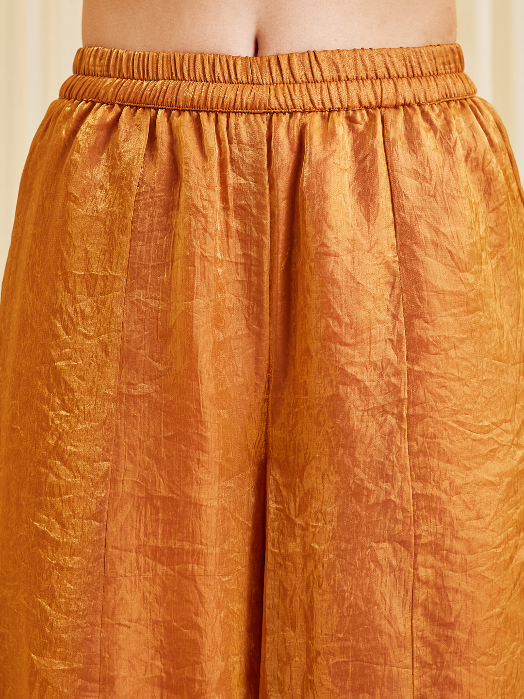 Orange Silk Embroidered Ethnic Kurta Set with Dupatta For women