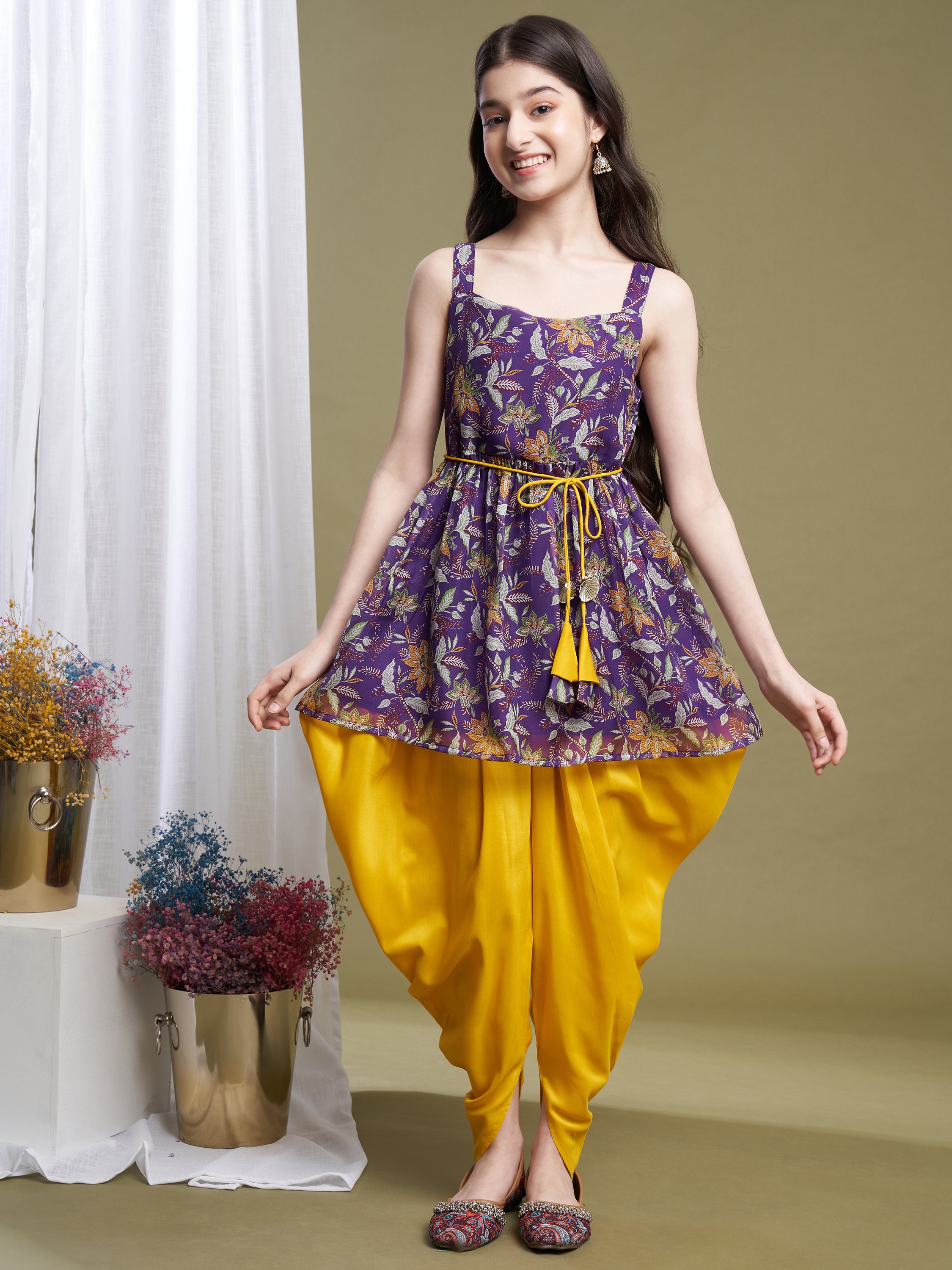 Dhoti kurta for baby girl on sale