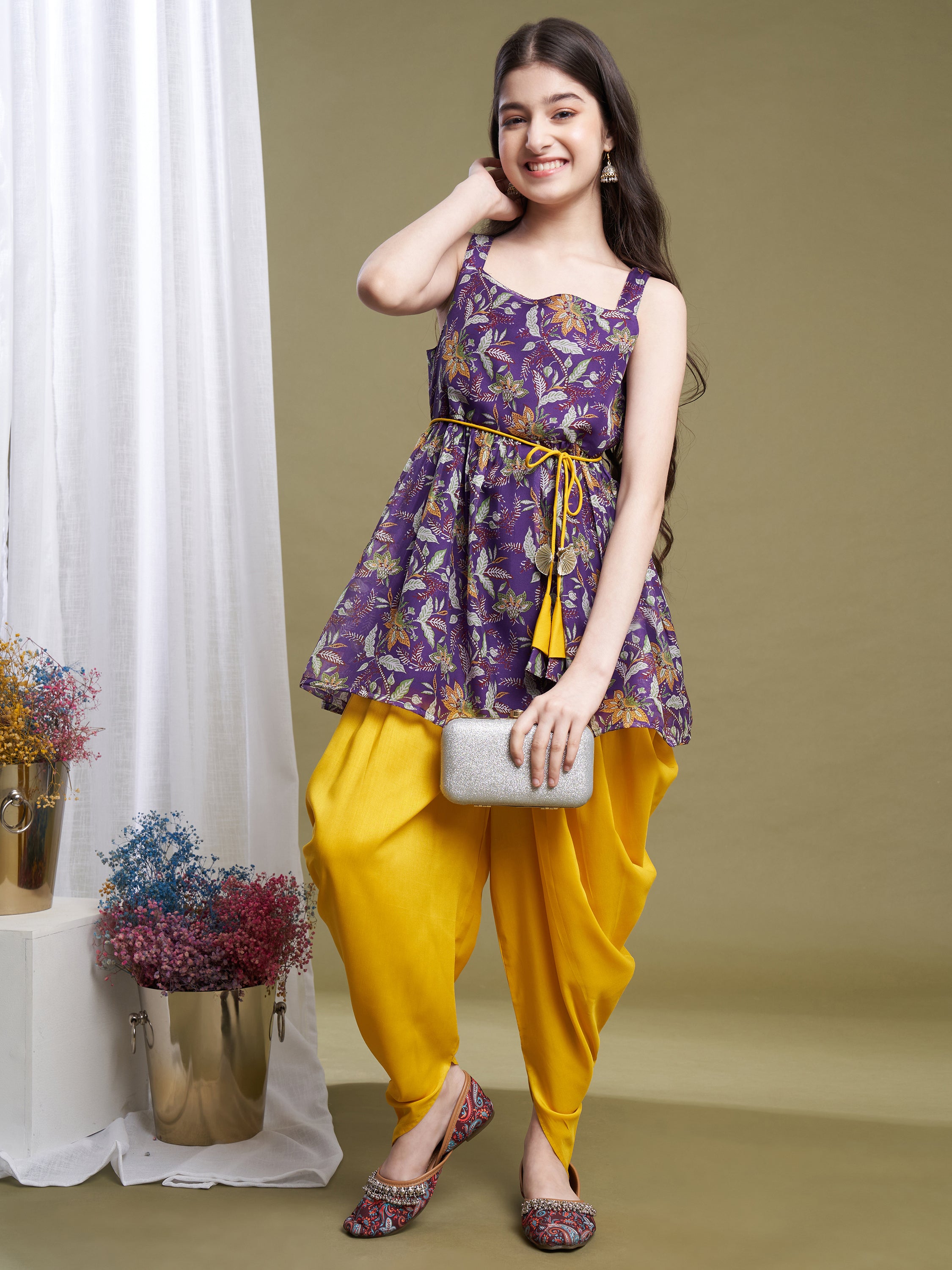 Dhoti kurta set for girls best sale