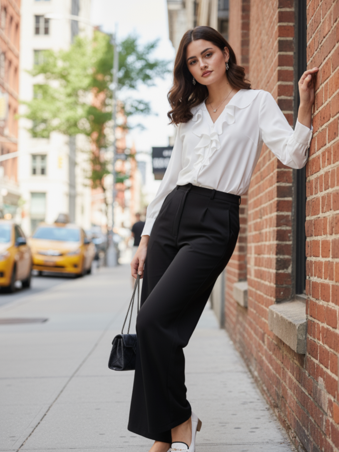 Women's White Polyester Plain Regular Full sleeve Shirt